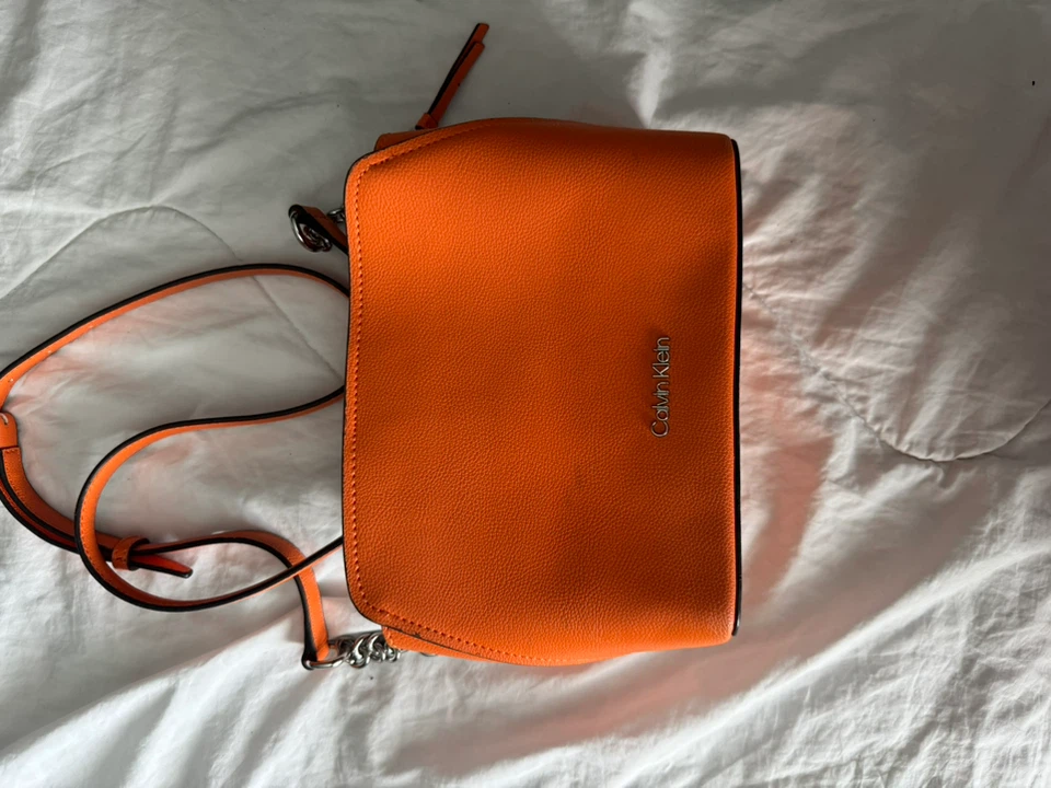 Calvin Klein Orange Crossbody Bag