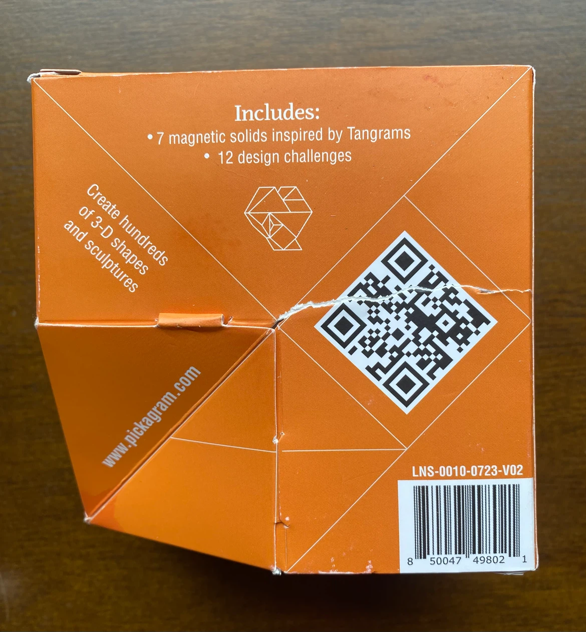 New PICKAGRAM 3D Tangram – Magnetic Assembly Art Puzzle - photo 4