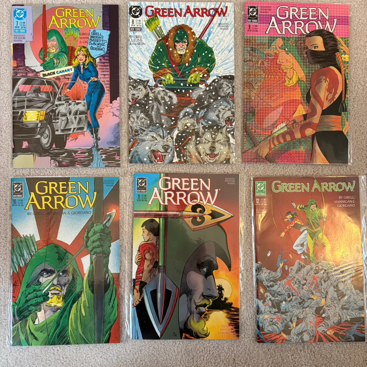Green Arrow Comics #1-12 + 26-27 Mike Grell - photo 2