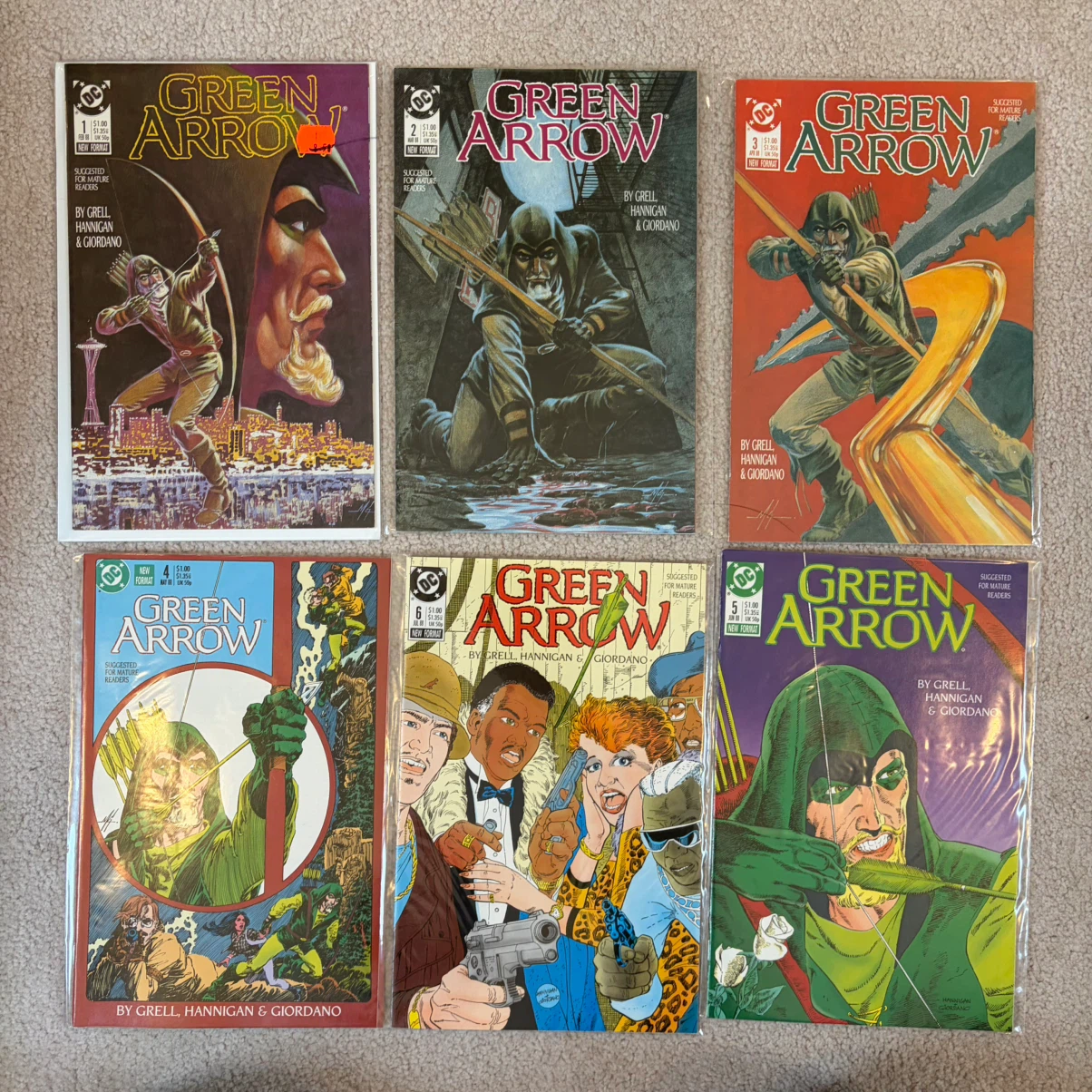 Green Arrow Comics #1-12 + 26-27 Mike Grell - photo 3