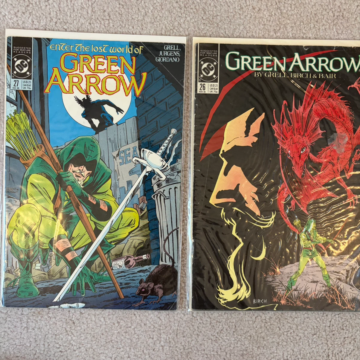 Green Arrow Comics #1-12 + 26-27 Mike Grell - photo 4