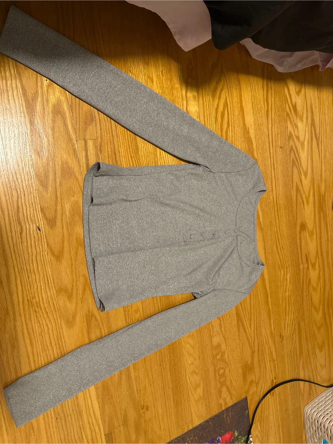 Long Sleeve Henley Top