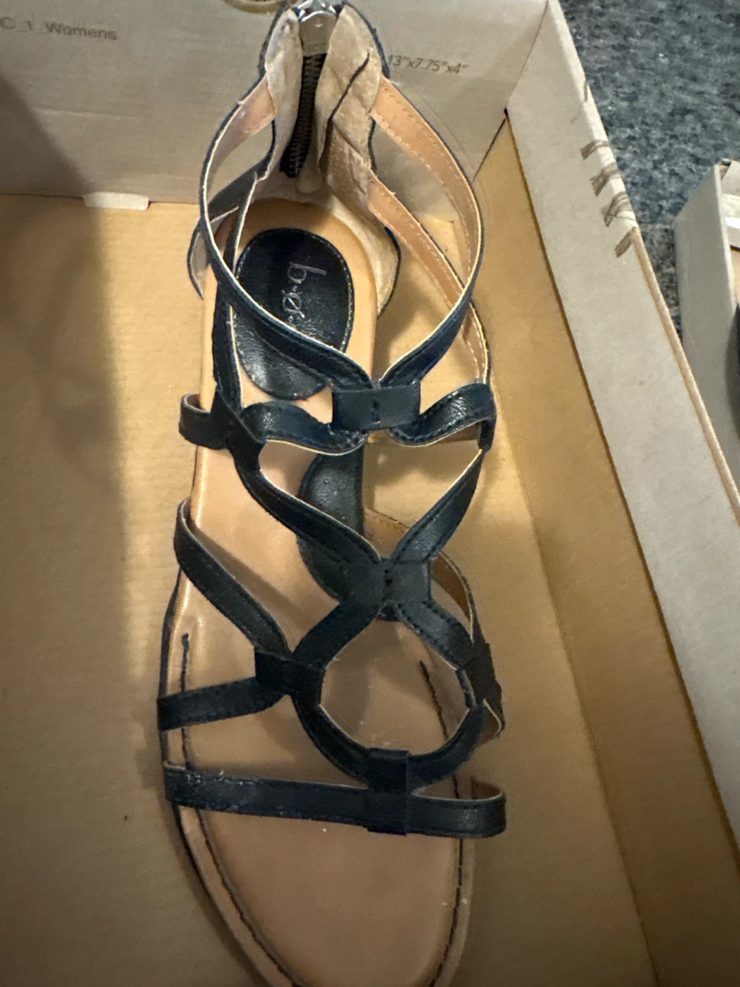 B.O.C. Pawel Black Sandals Size 9 - photo 2