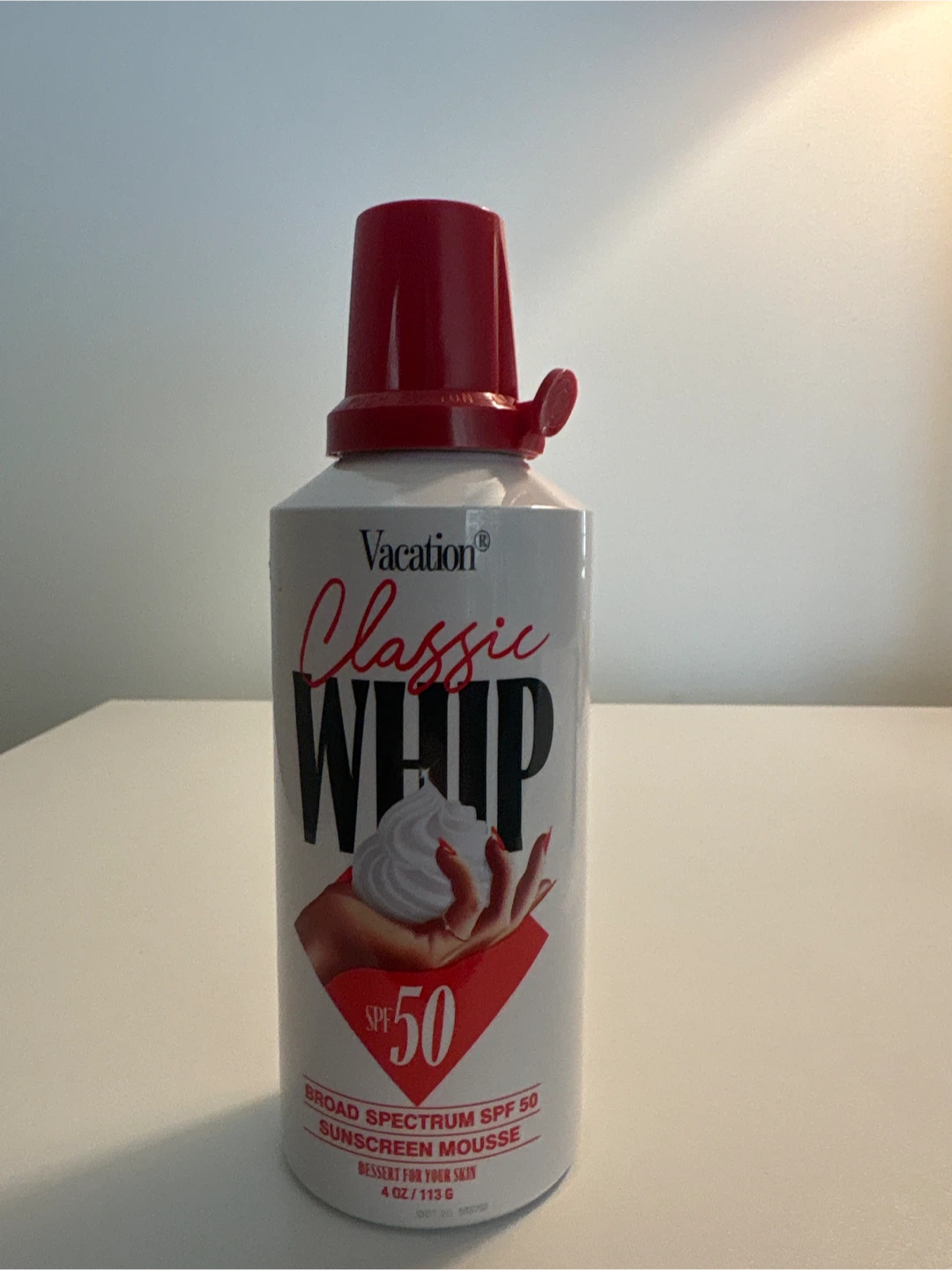 Vacation Classic Whip SPF 50 Sunscreen Mousse