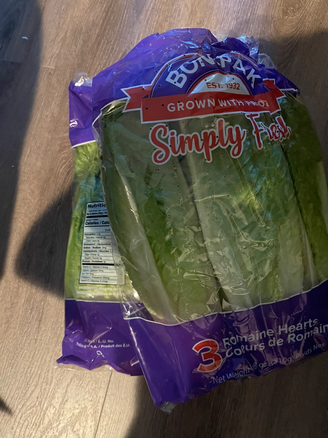 Bunzl Romaine Hearts 3-Pack