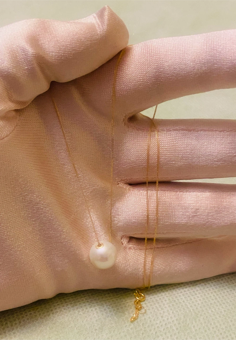 18K Gold Pearl Necklace - photo 2