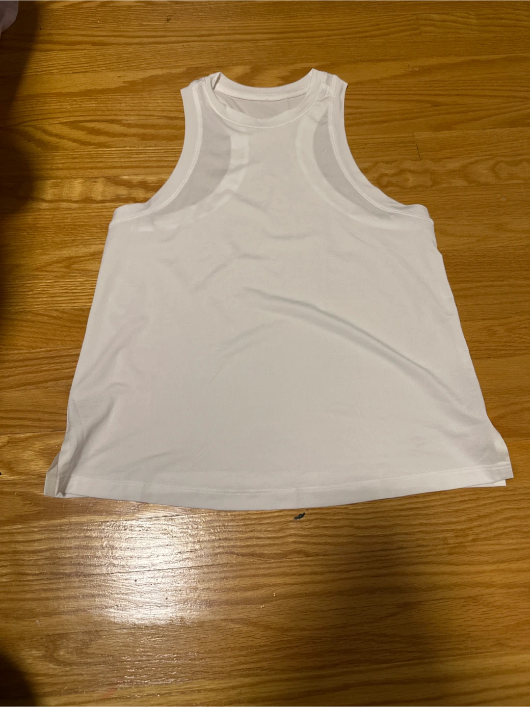 Lululemon White Athletic Tank Top