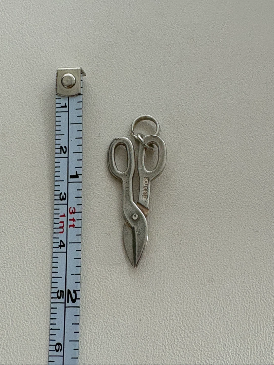 Vintage Sterling Silver Scissors Charm - photo 4