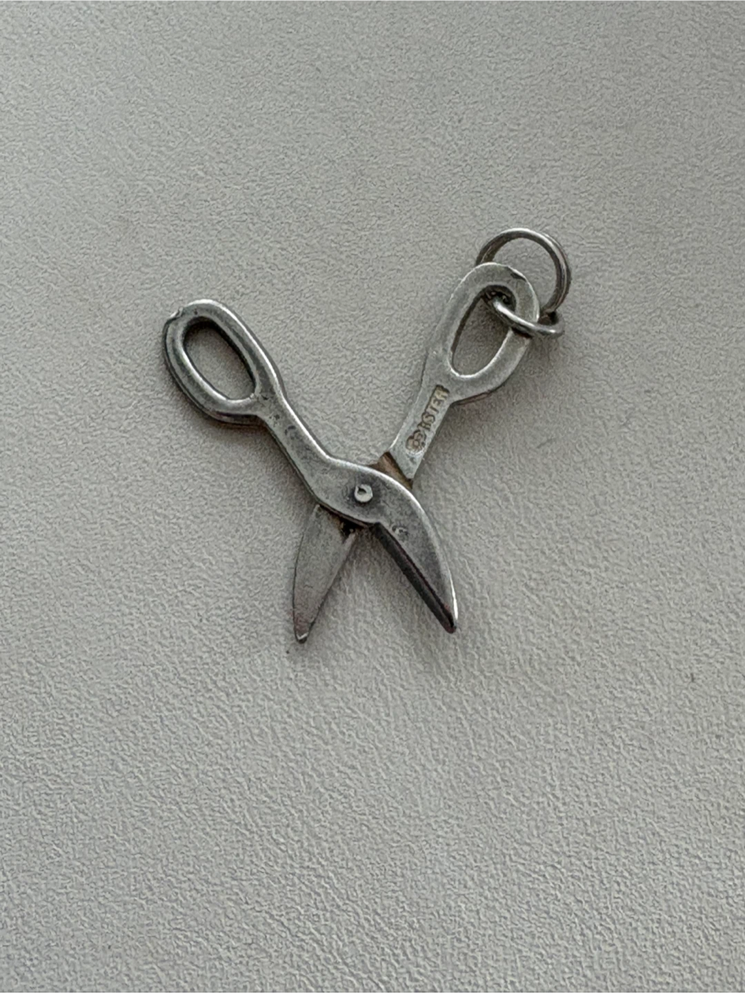 Vintage Sterling Silver Scissors Charm - photo 5