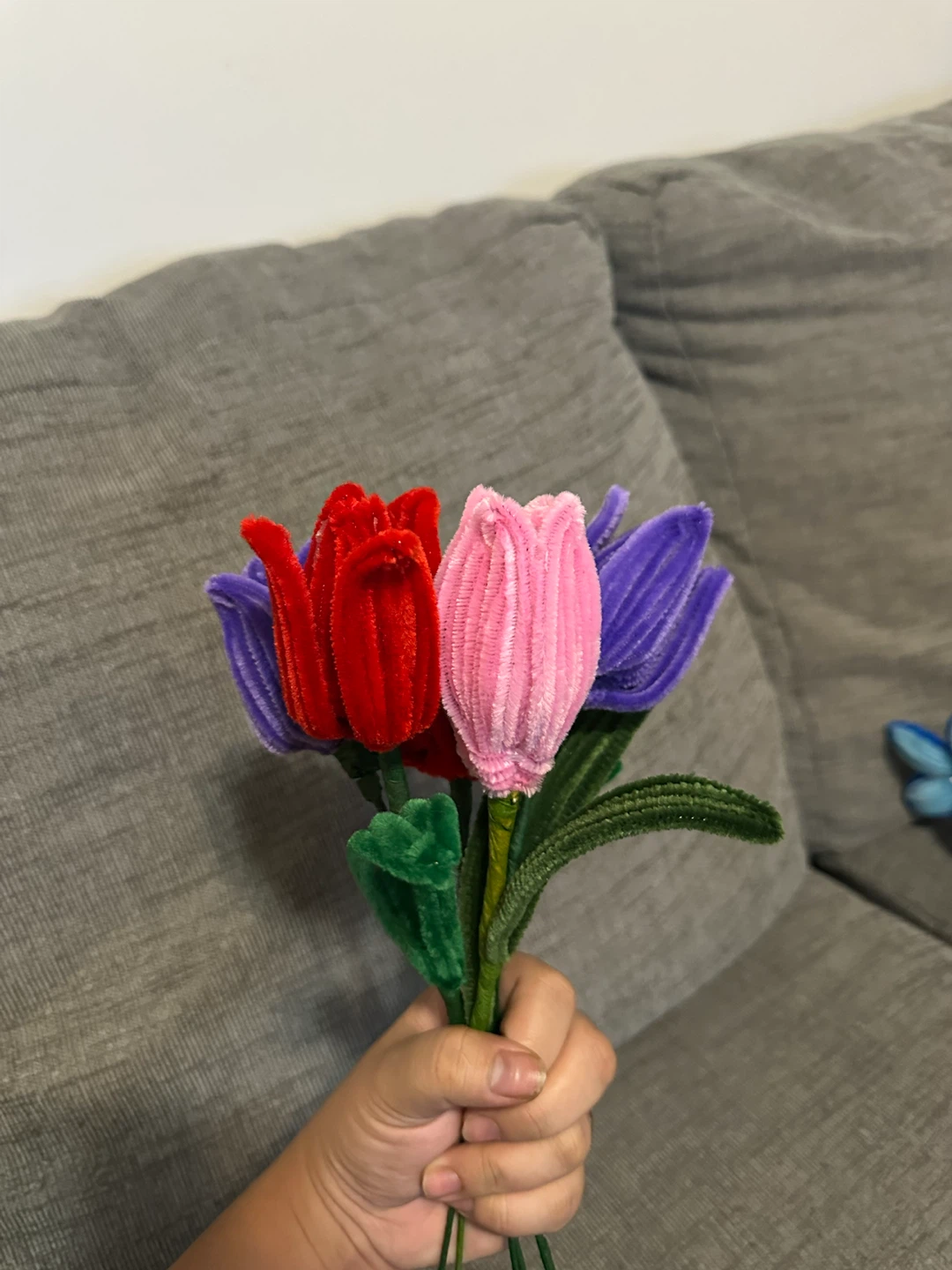 Handmade Pipe Cleaner Flower Bouquets - Made to order - photo 4