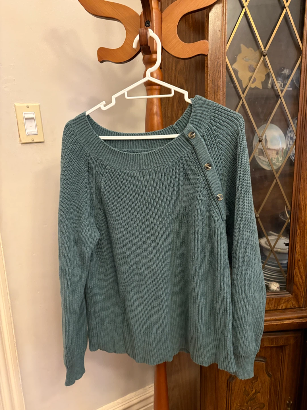 Teal Knit Sweater