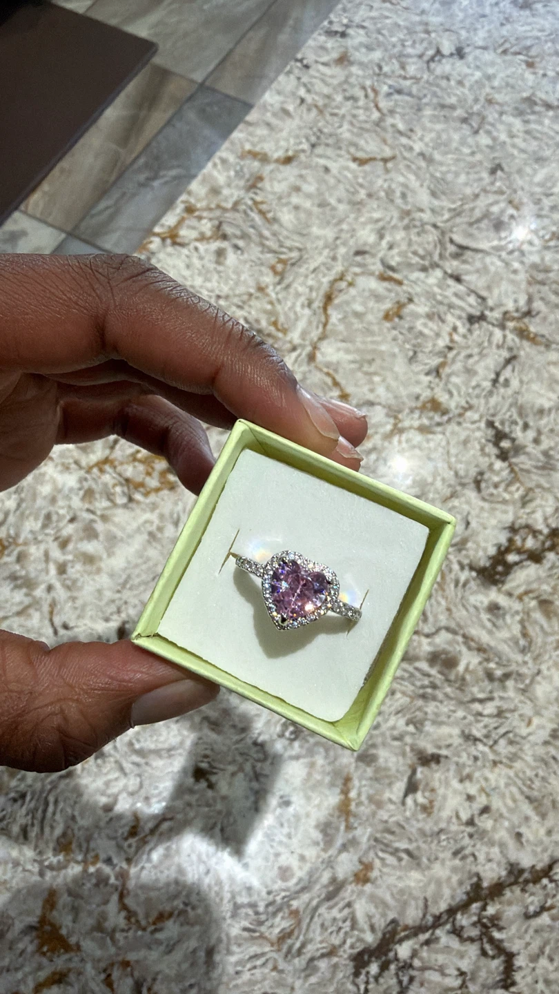 Pink Heart-Shaped Ring 💕 - photo 4