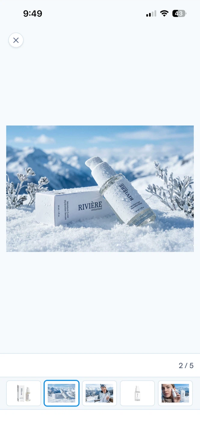 Brand New- Rivière Moisture Luxe Hydration Serum - photo 2