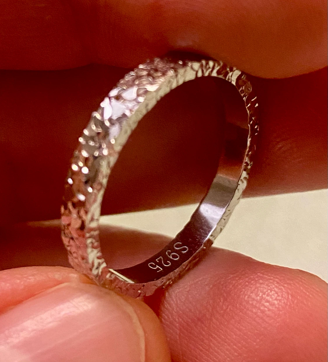 Diamond Cut 925 Silver Ring - photo 3