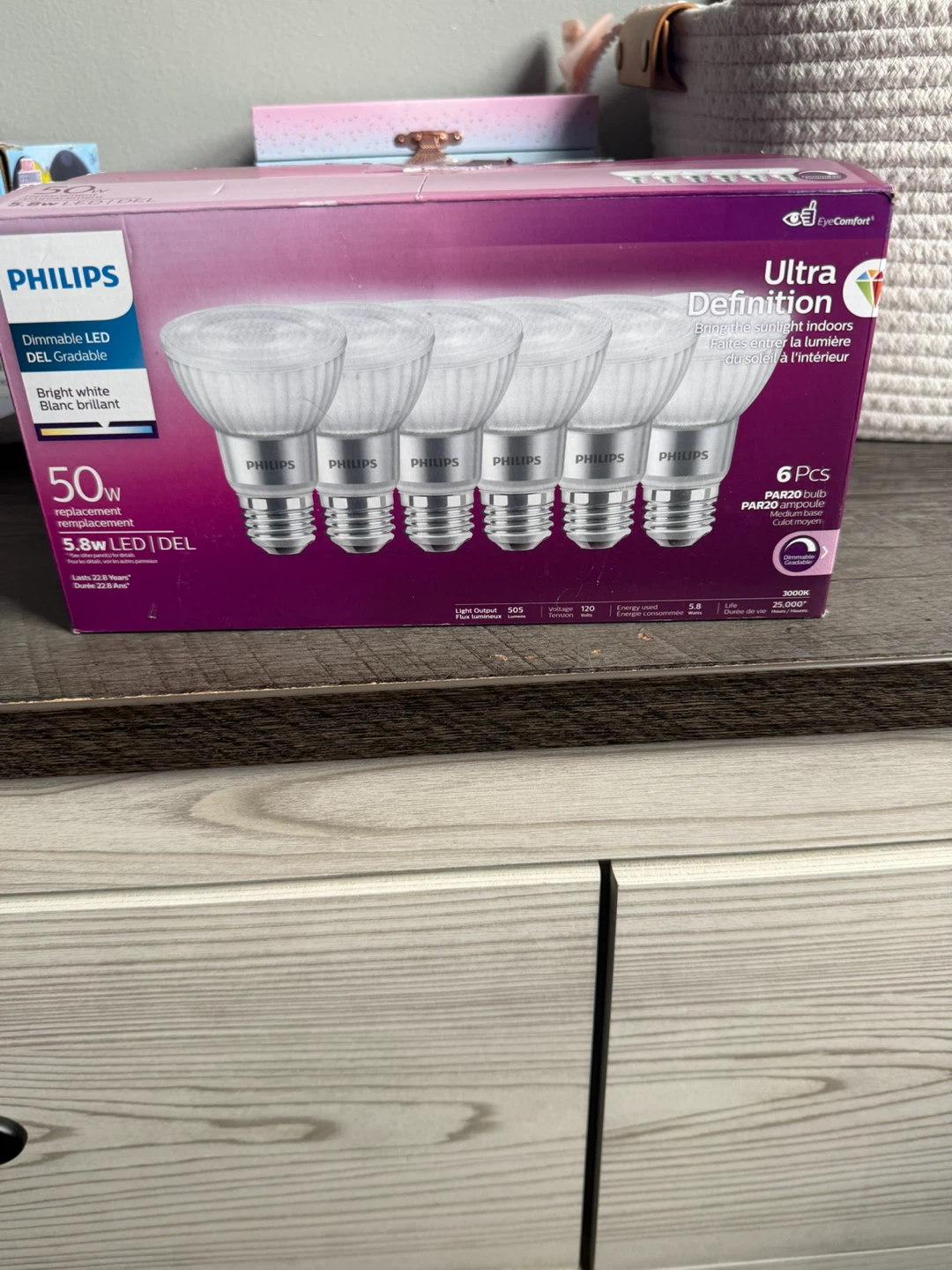Philips Ultra Definition Dimmable LED PAR20 6-Pack - photo 2