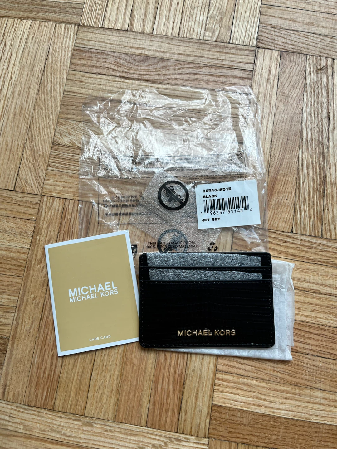 Michael Kors Jet Set Leather Card Holder - New - photo 2