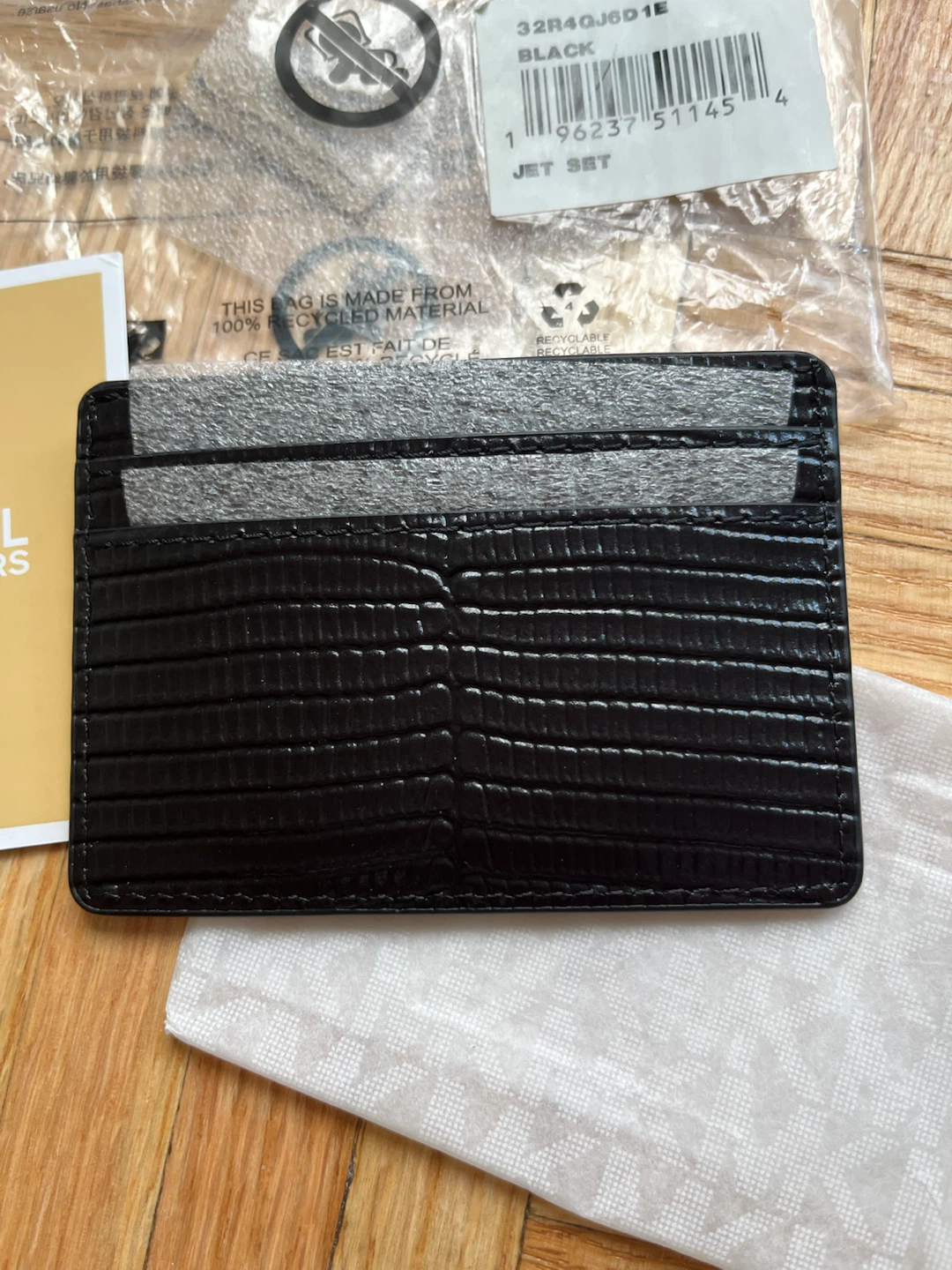 Michael Kors Jet Set Leather Card Holder - New - photo 3