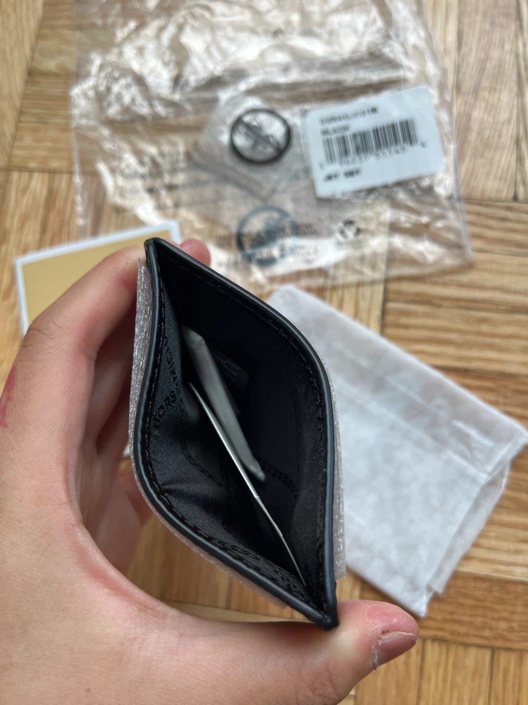 Michael Kors Jet Set Leather Card Holder - New - photo 4
