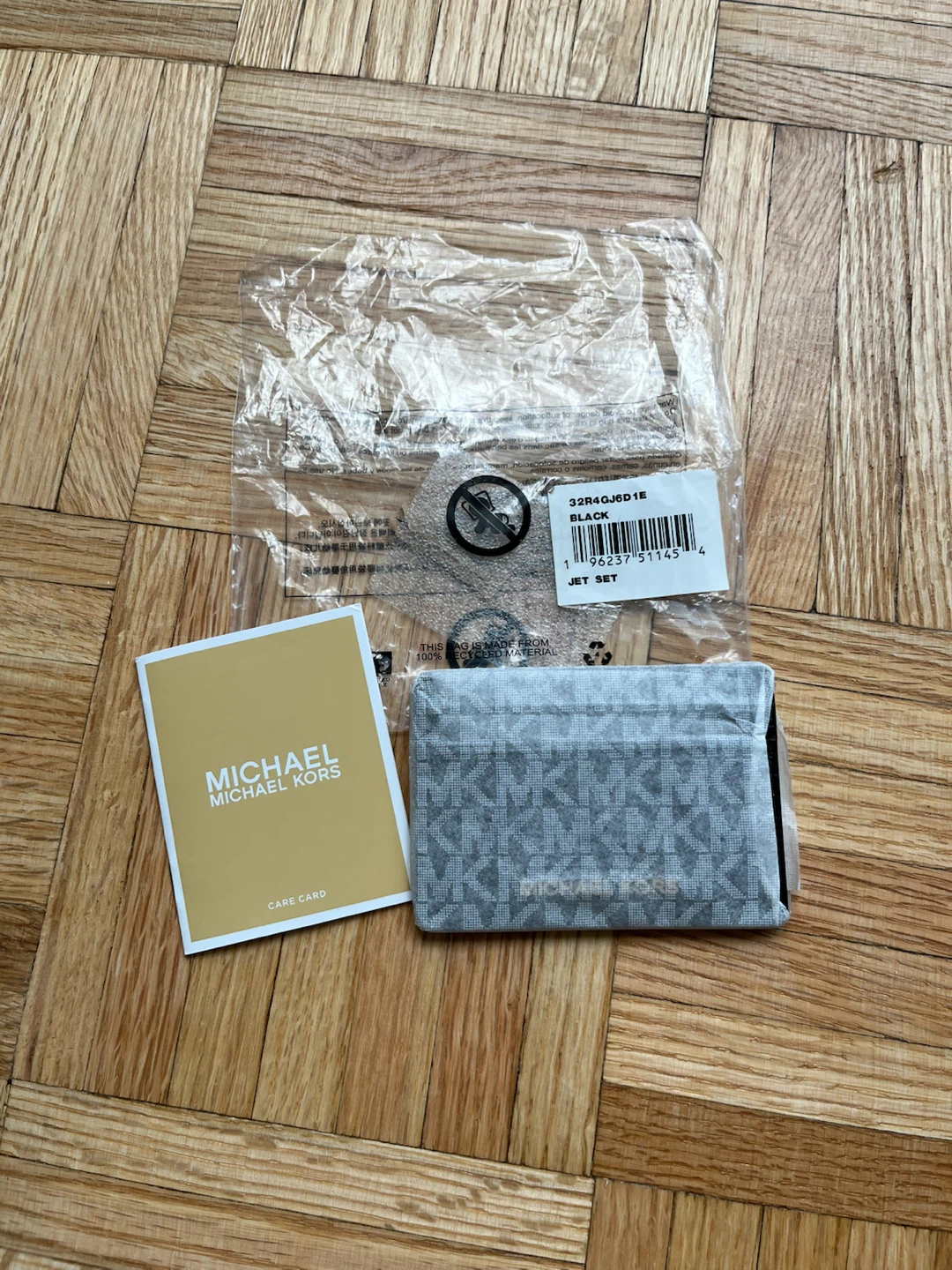 Michael Kors Jet Set Leather Card Holder - New - photo 5