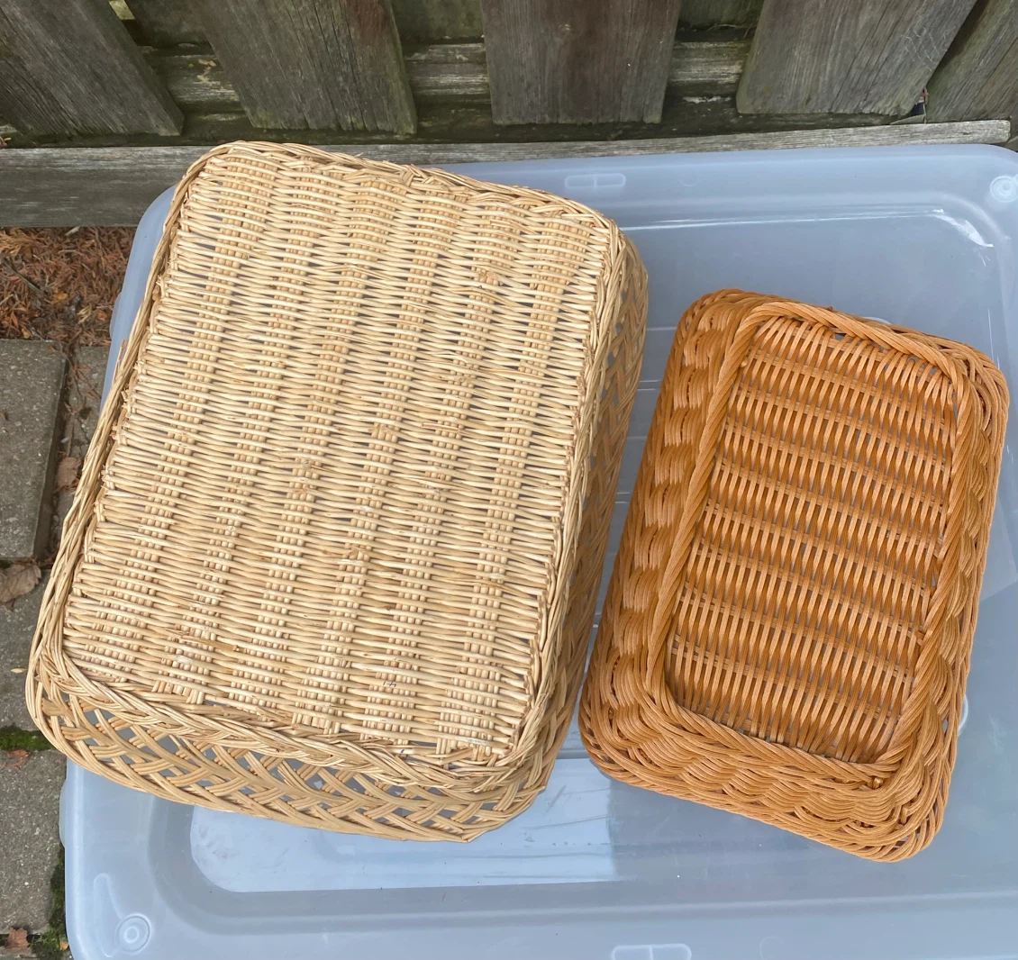 Wicker Serving Two Baskets - photo 2