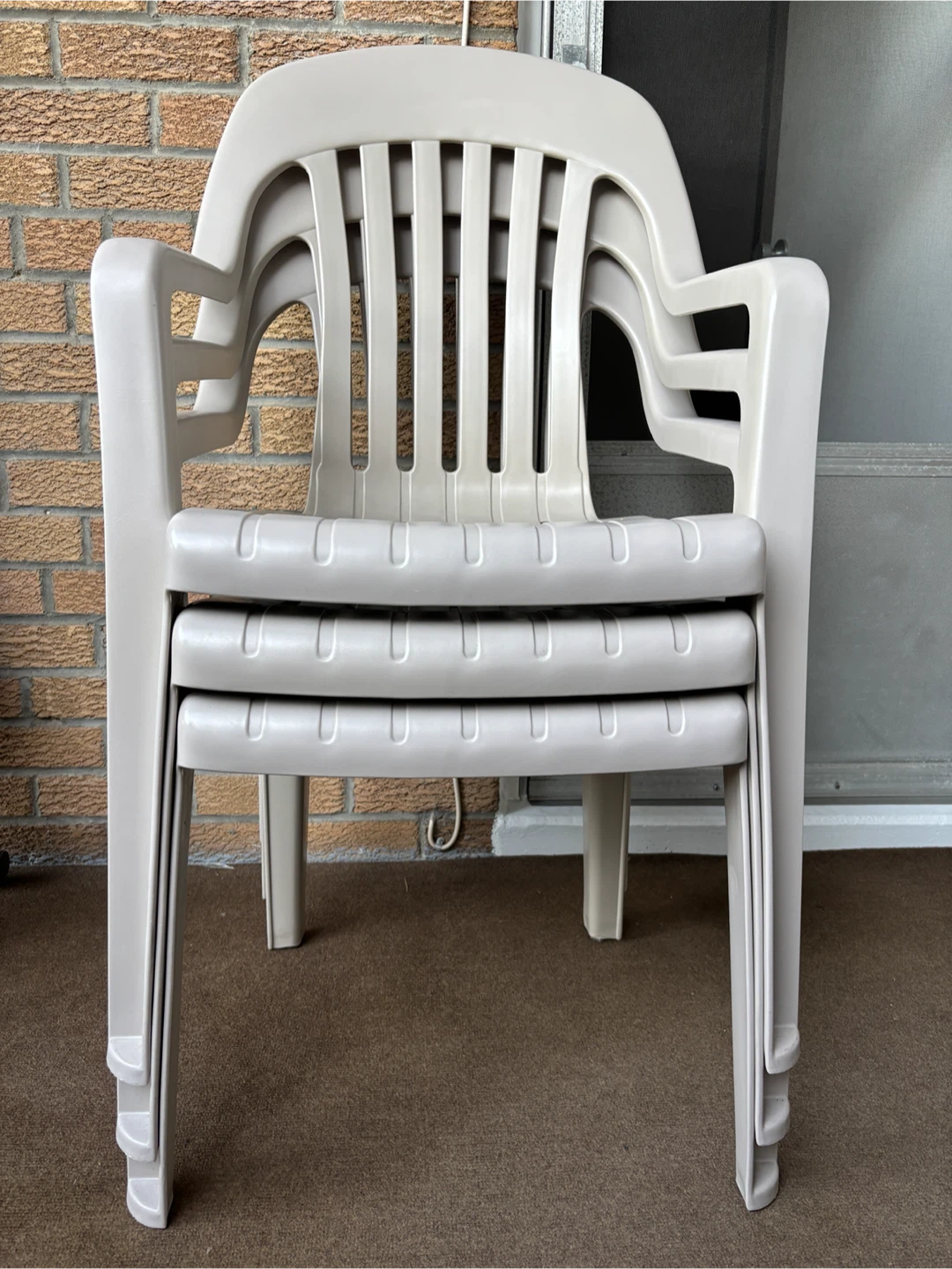 Patio Outdoor Chairs - Set of 3