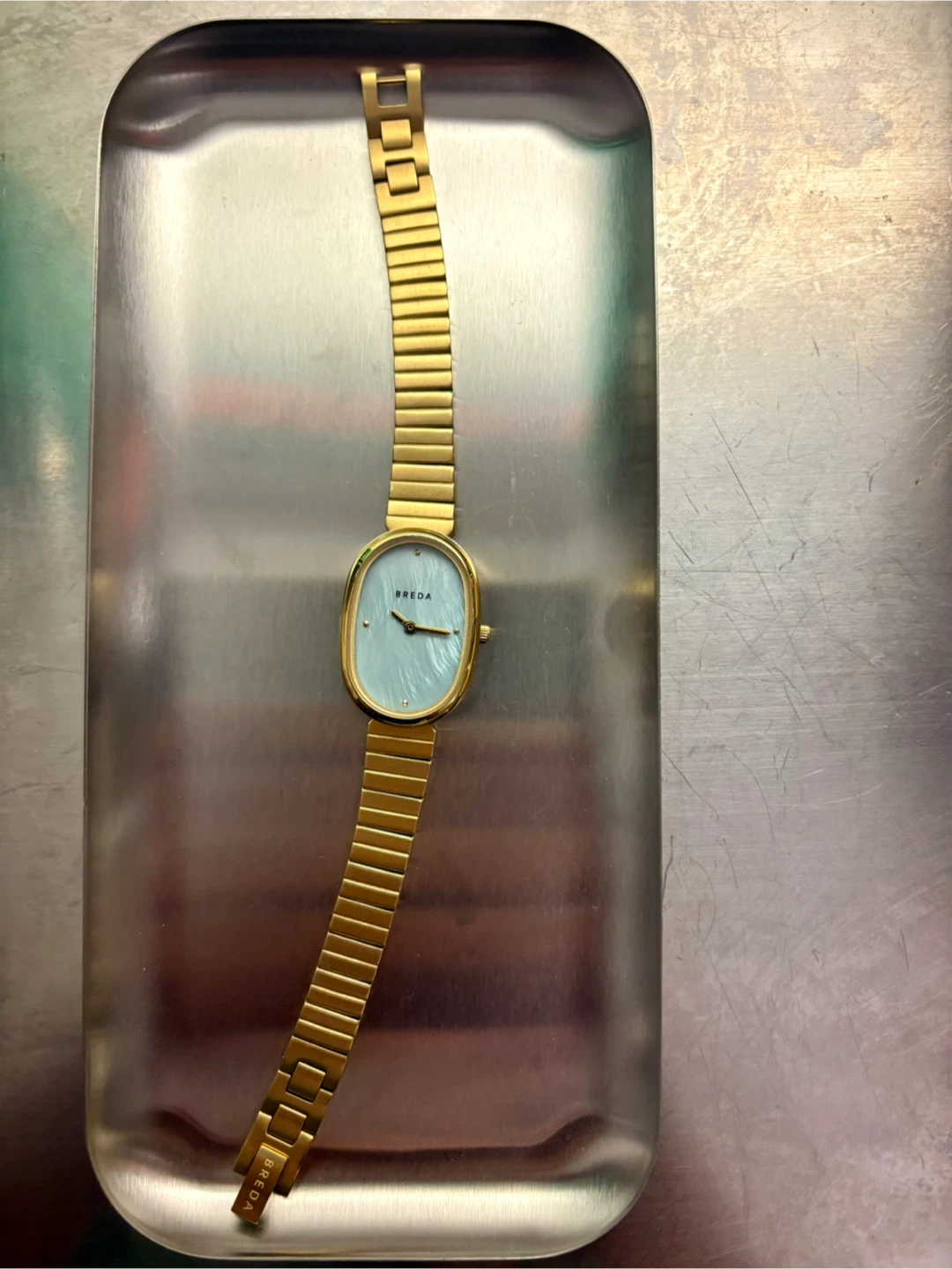 Breda Jane Watch Gold with Blue Dial