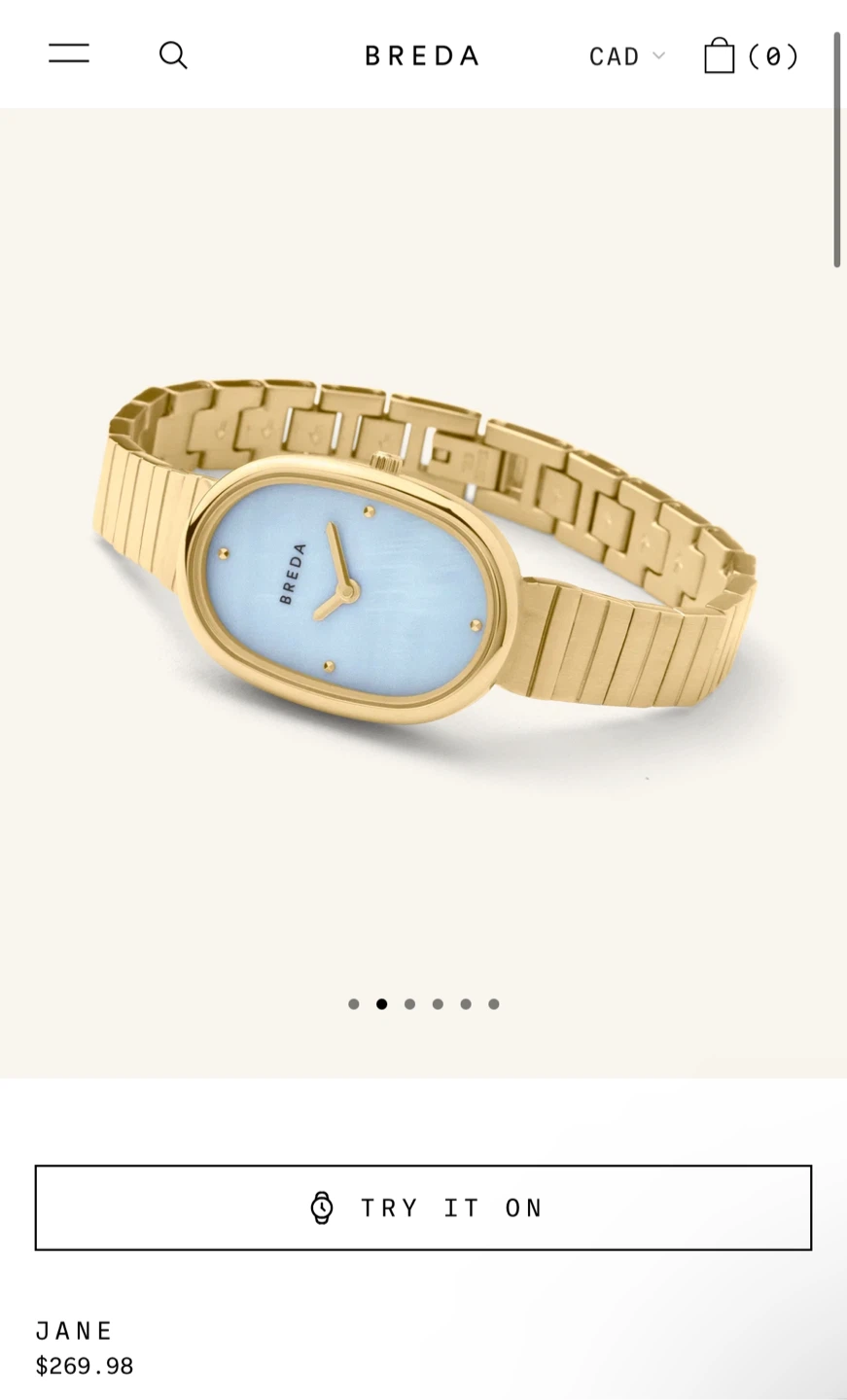 Breda Jane Watch Gold with Blue Dial - photo 4