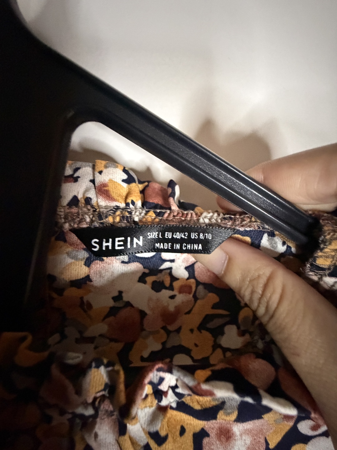 SHEIN Floral Mock Neck Blouse - photo 2