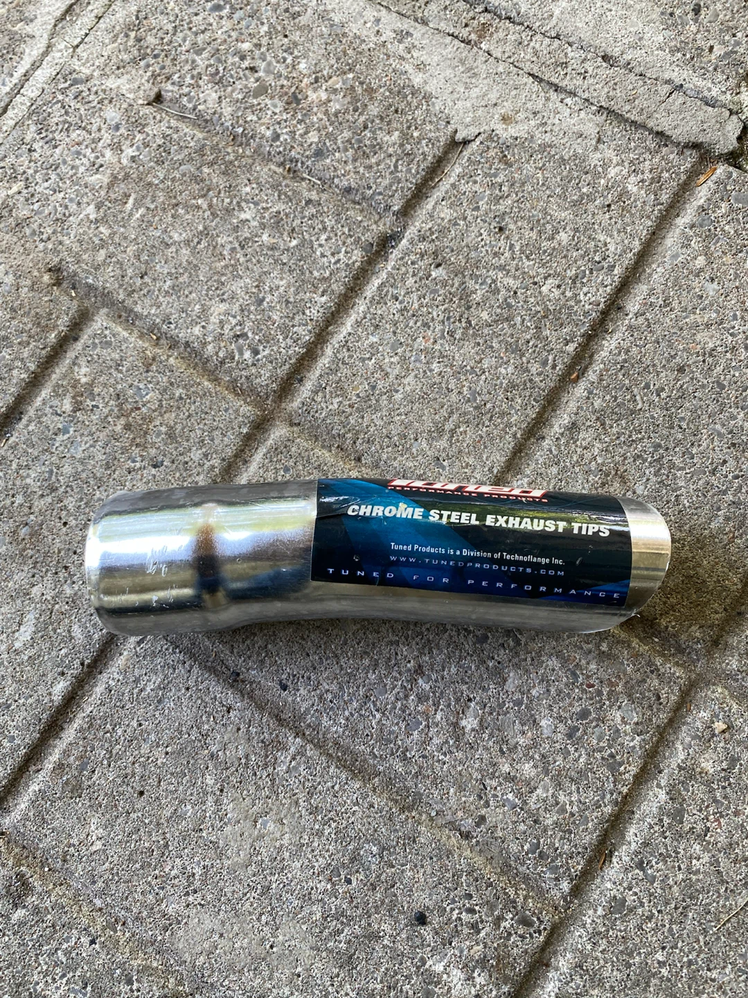 CHROME METAL EXHAUST TIP