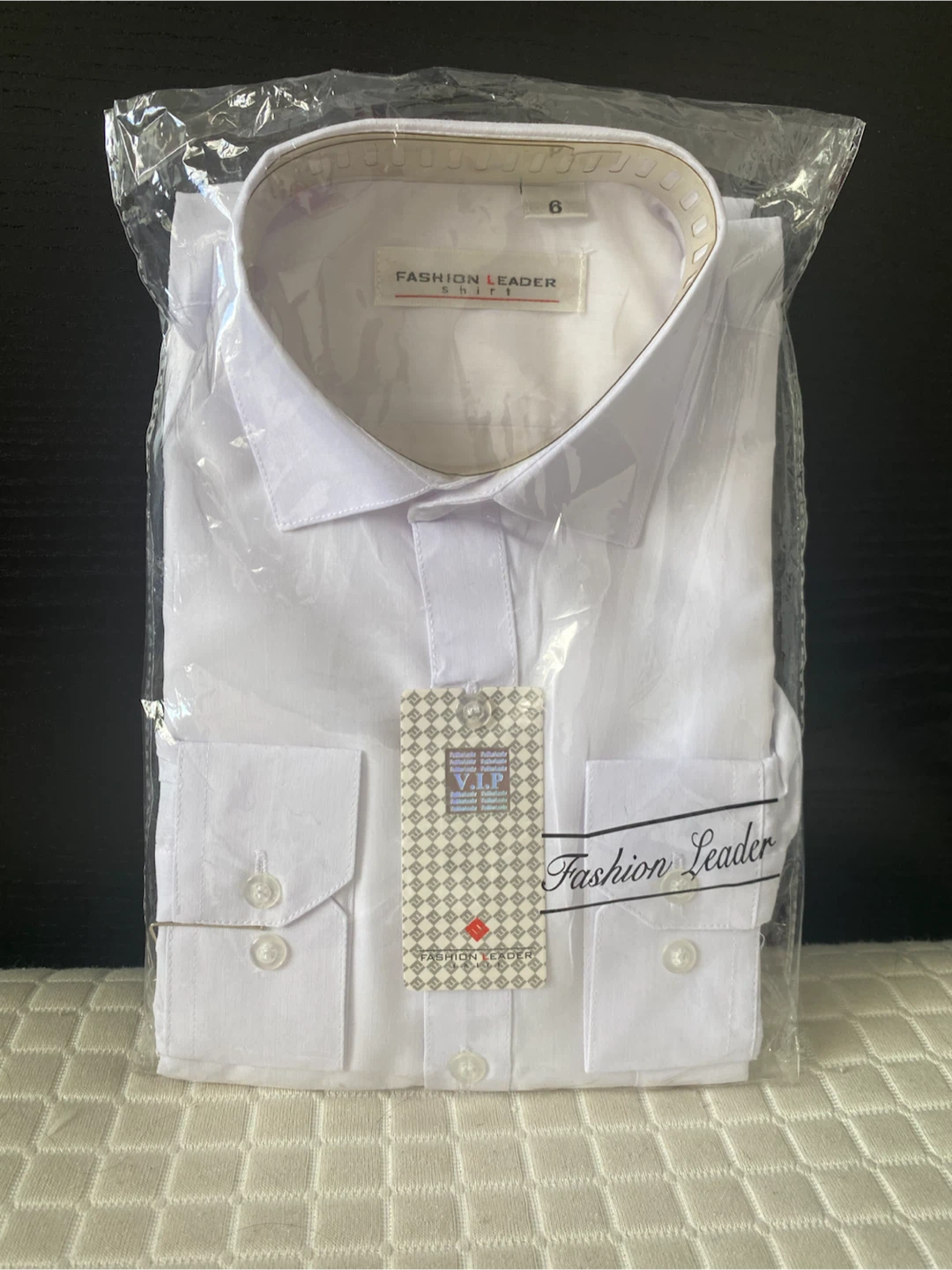Fashion Leader White Dress Shirt Size 6 - photo 2