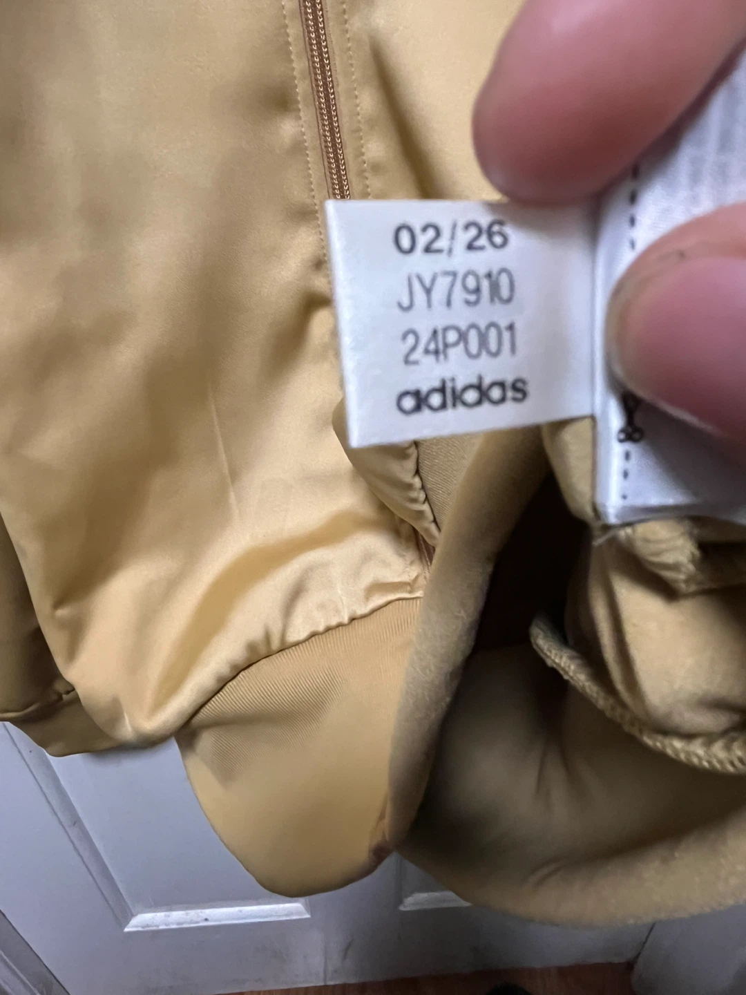 Adidas Originals Satin Track Jacket Gold - photo 5
