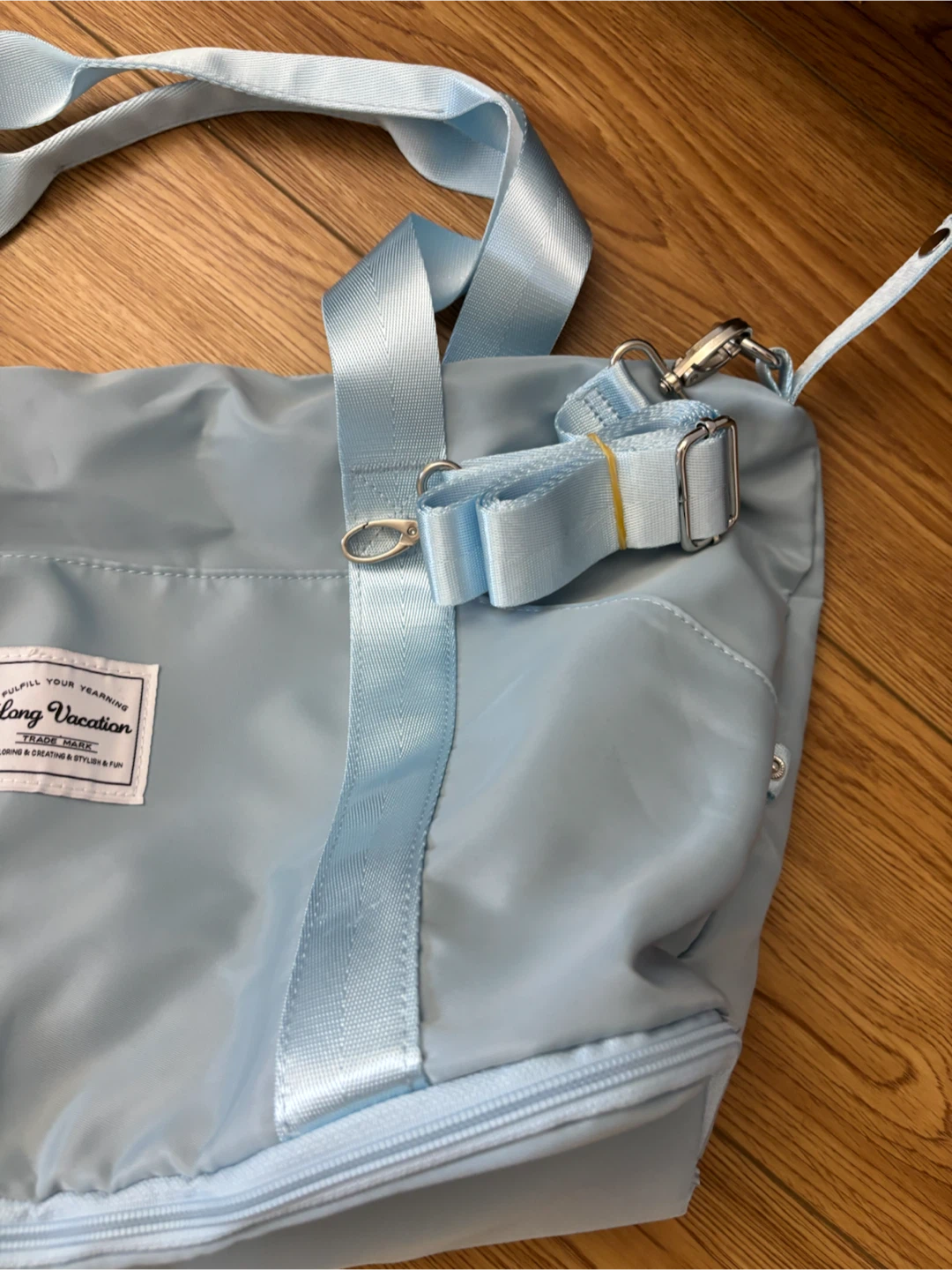 Long Vacation Light Blue Duffle Bag - photo 4