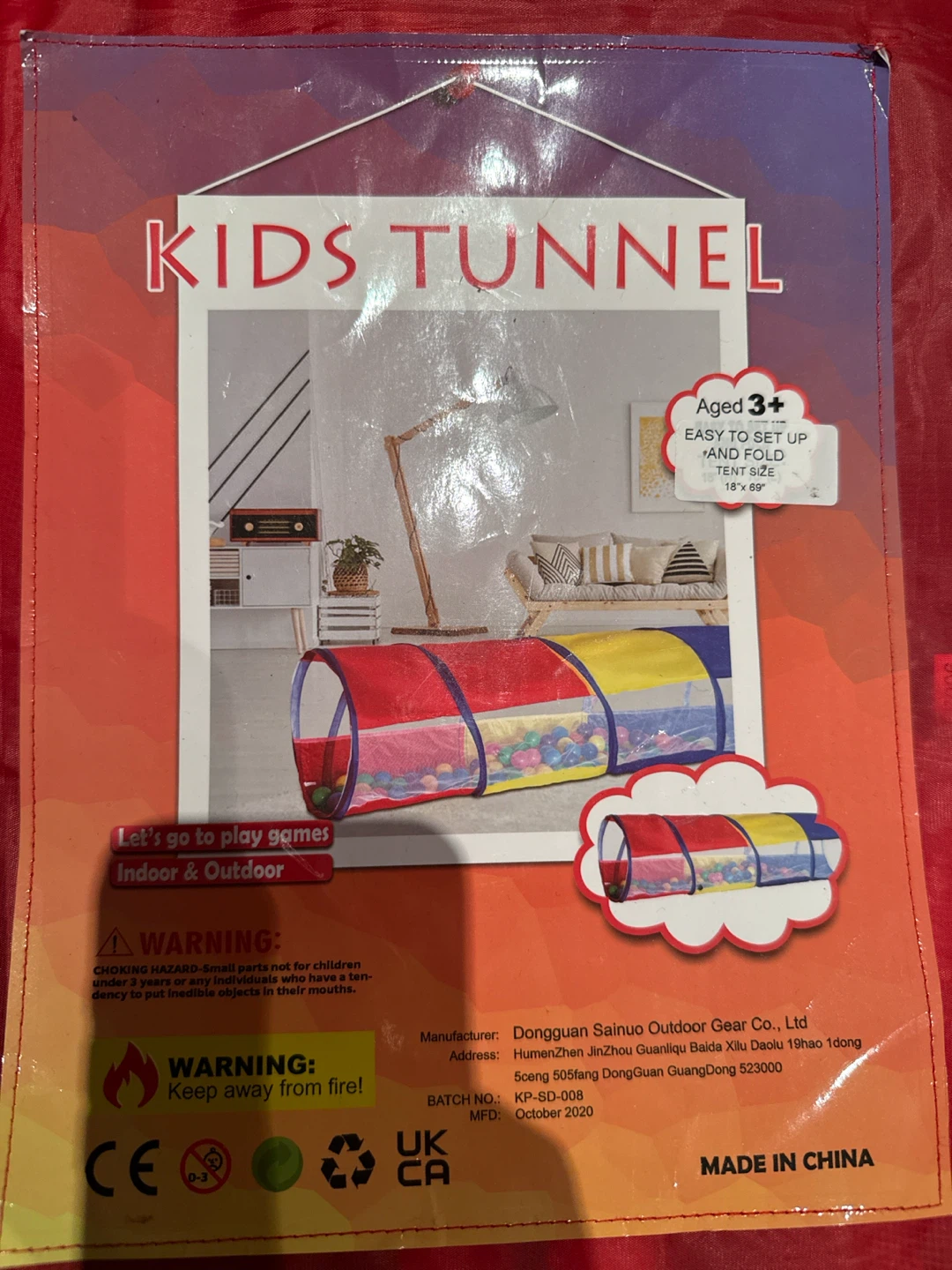 Kids Play Tunnel