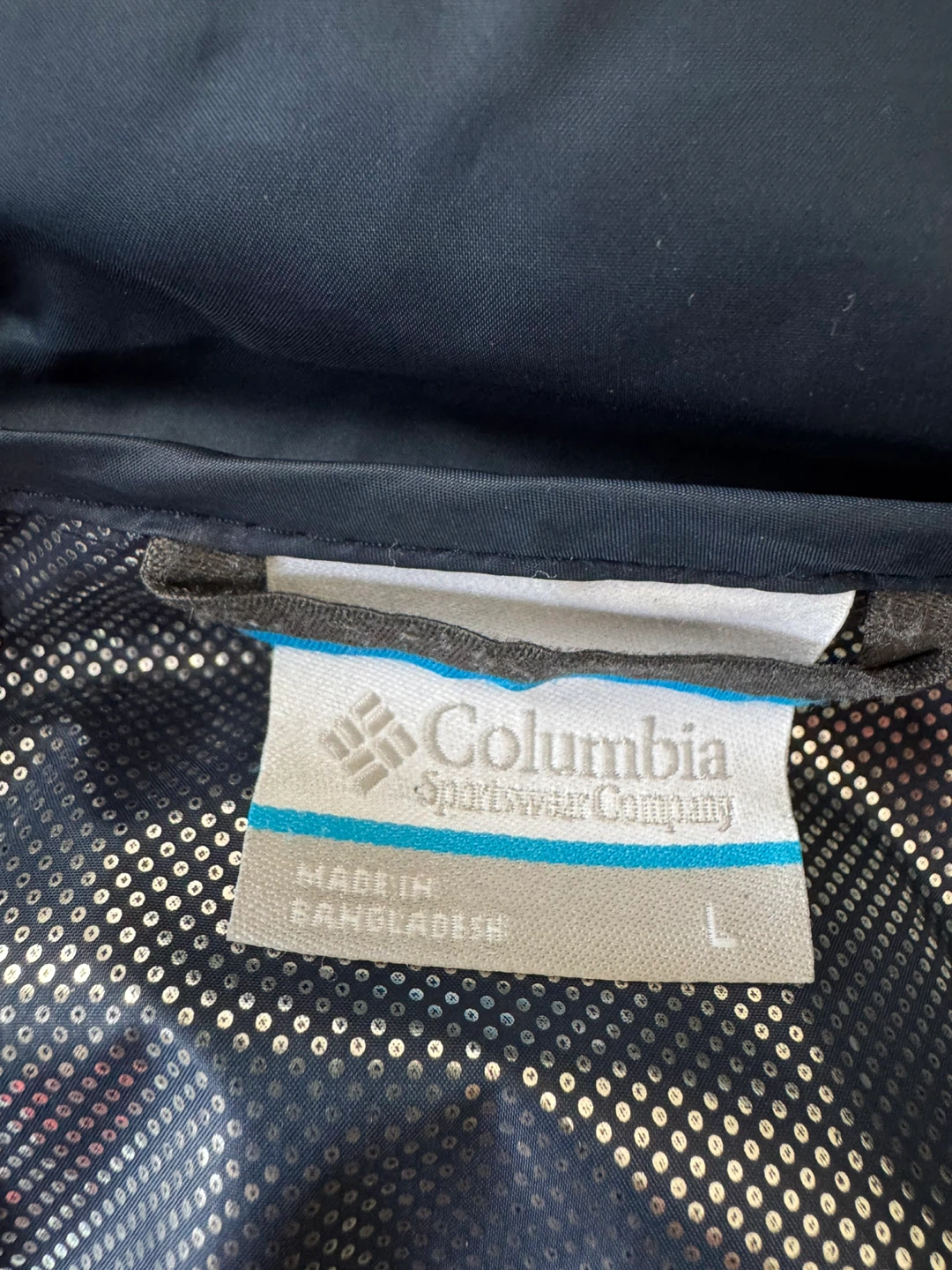 Columbia Navy Blue Hooded Jacket