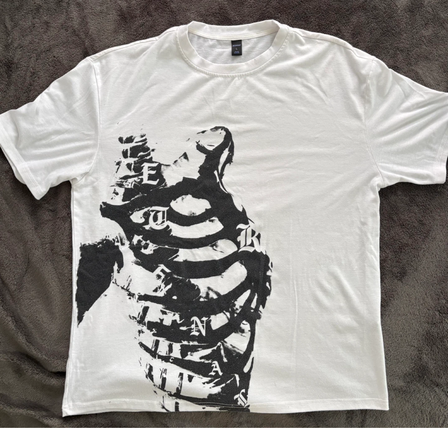ROMWE White Graphic T-Shirt