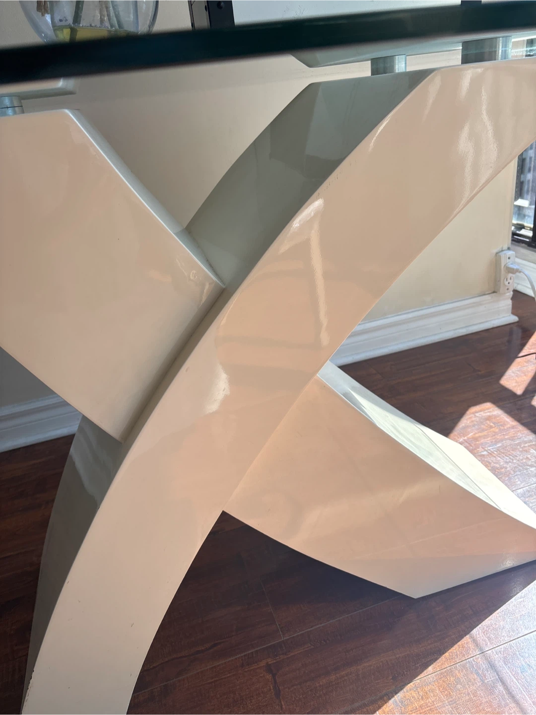 Glass Top Dining Table - photo 2