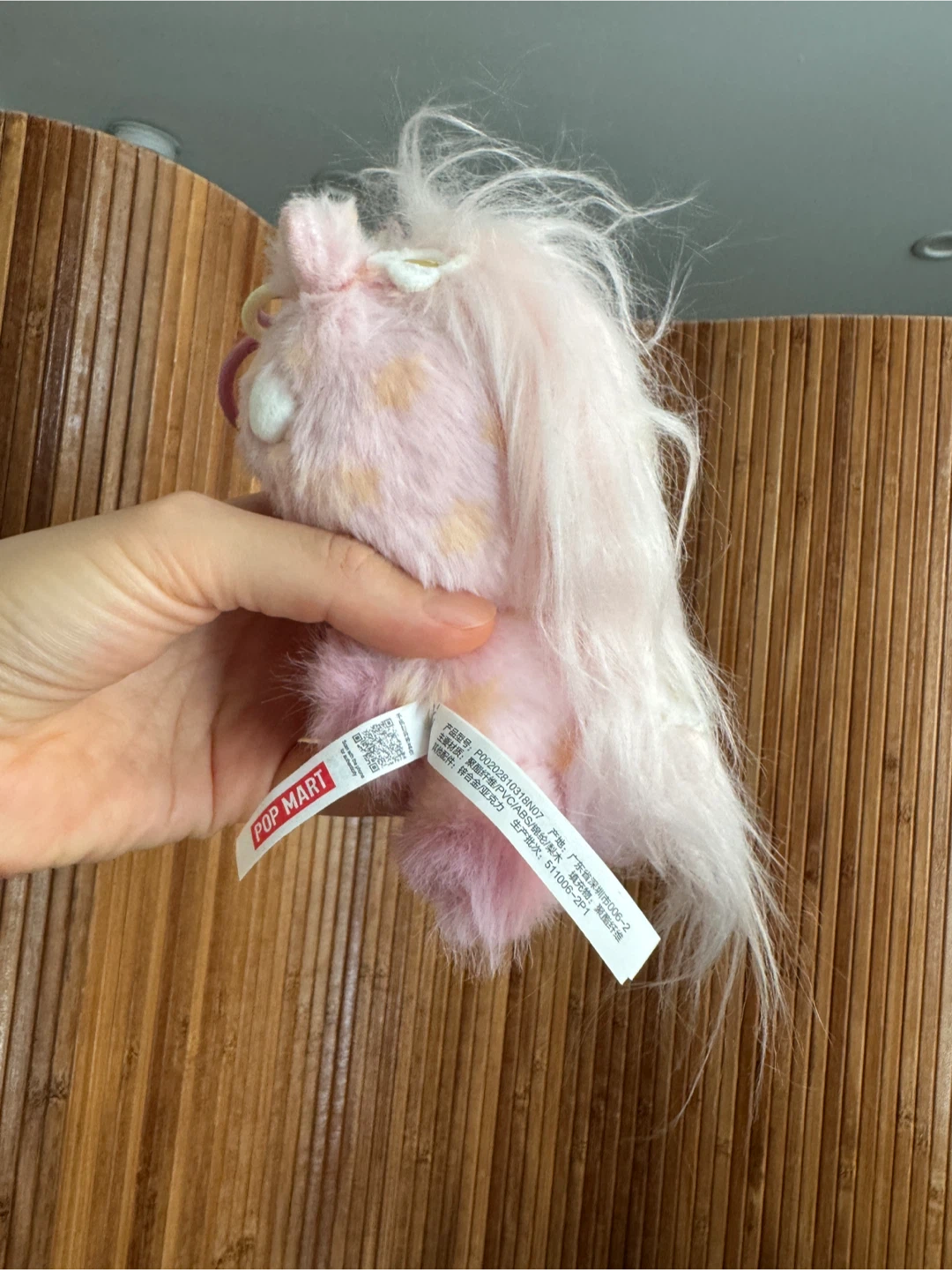 POP MART Pink Plush Toy Charm - photo 2