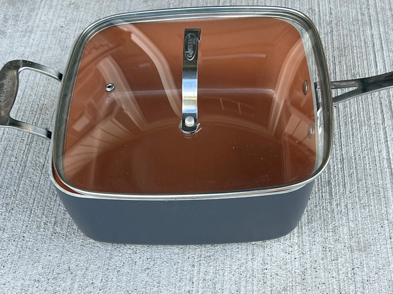 Gotham Steel Copper Pan with Lid - photo 2