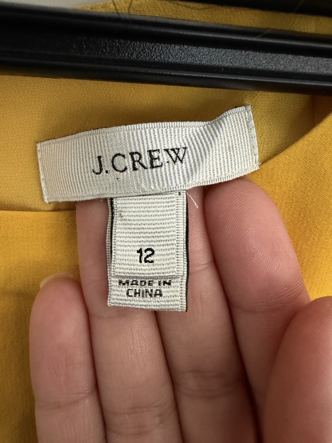 J.Crew Yellow Patterned Dress Size 12 - photo 3