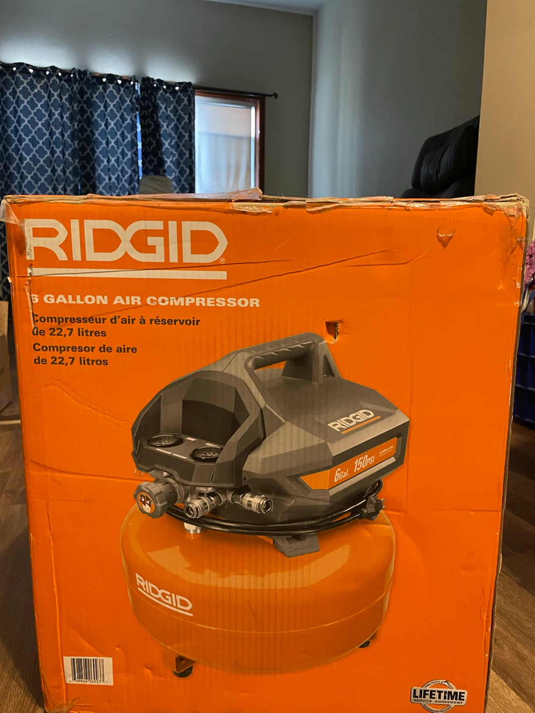 RIDGID 6 Gallon Air Compressor