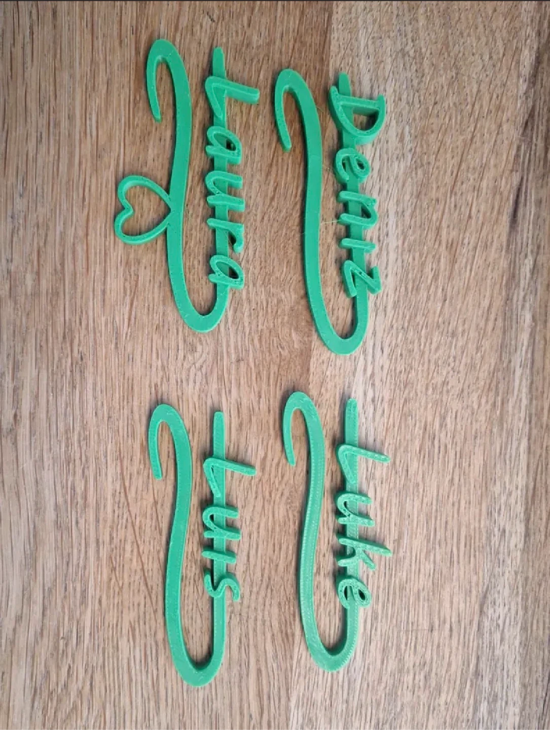 Custom 3D Printed Name Tags and Personalized Items - photo 2