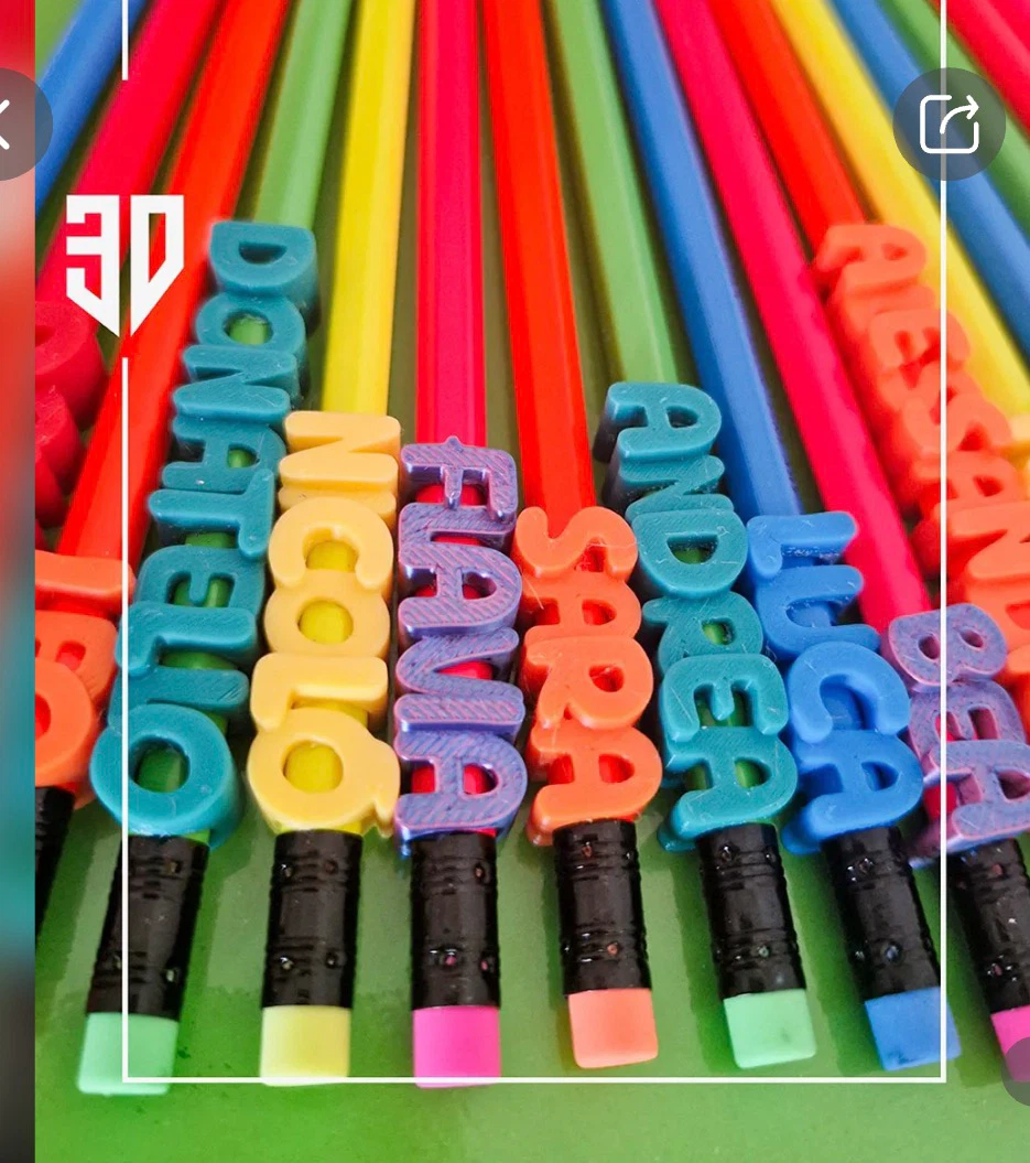 Custom 3D Printed Name Tags and Personalized Items