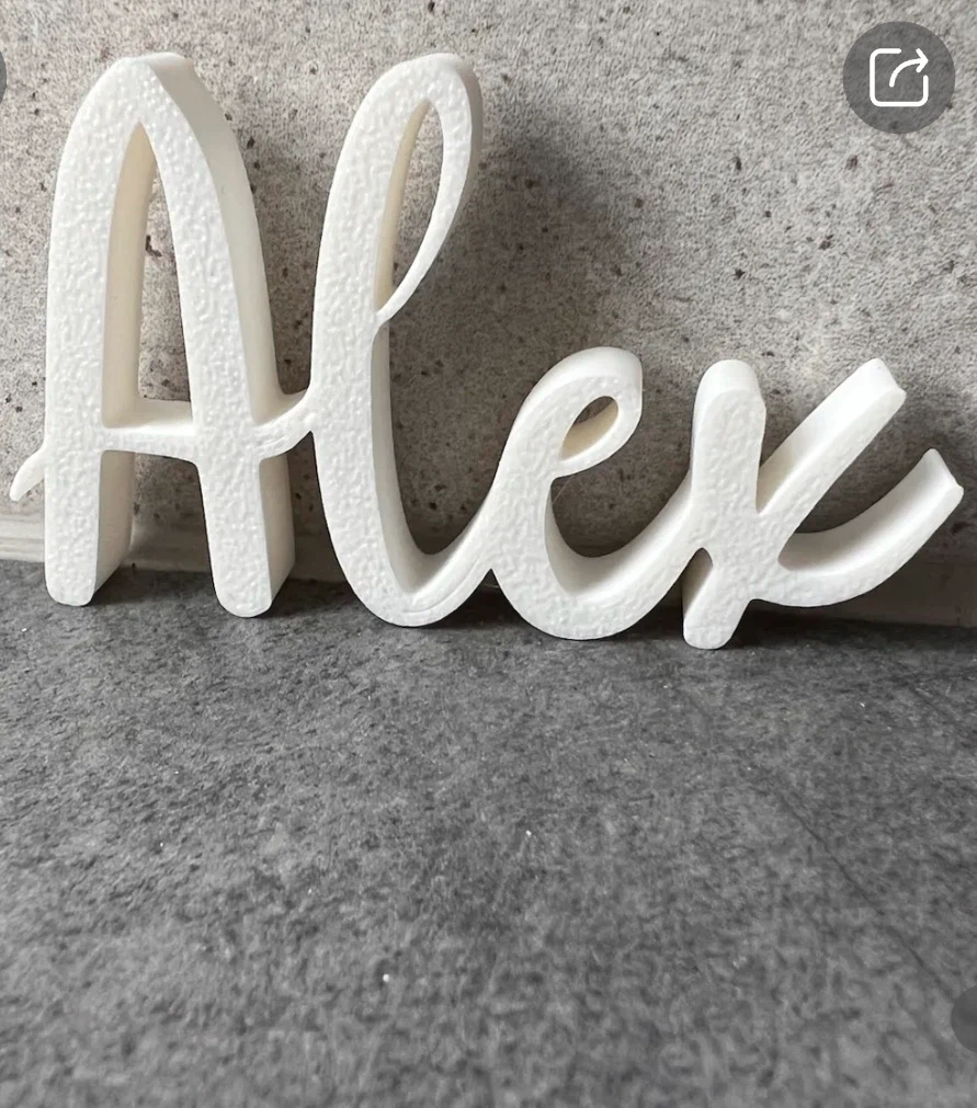 Custom 3D Printed Name Tags and Personalized Items - photo 4