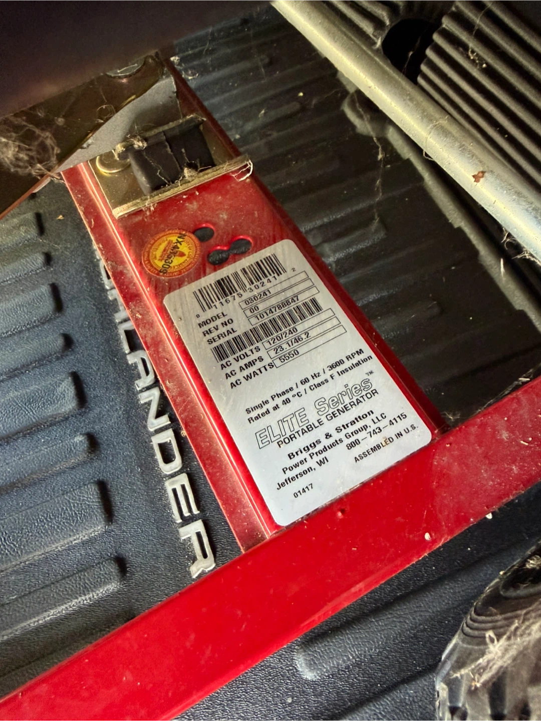 Briggs & Stratton Elite Series Portable Generator - photo 2