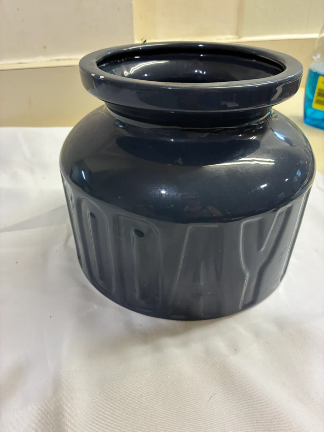 Dark Grey Ceramic Pot - photo 3