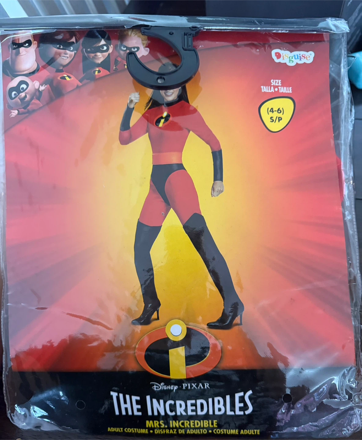 Disney Pixar Mrs. Incredible Adult Costume Size 4-6
