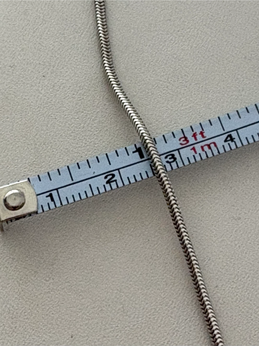 Sterling Silver snake chain necklace 18” - photo 4