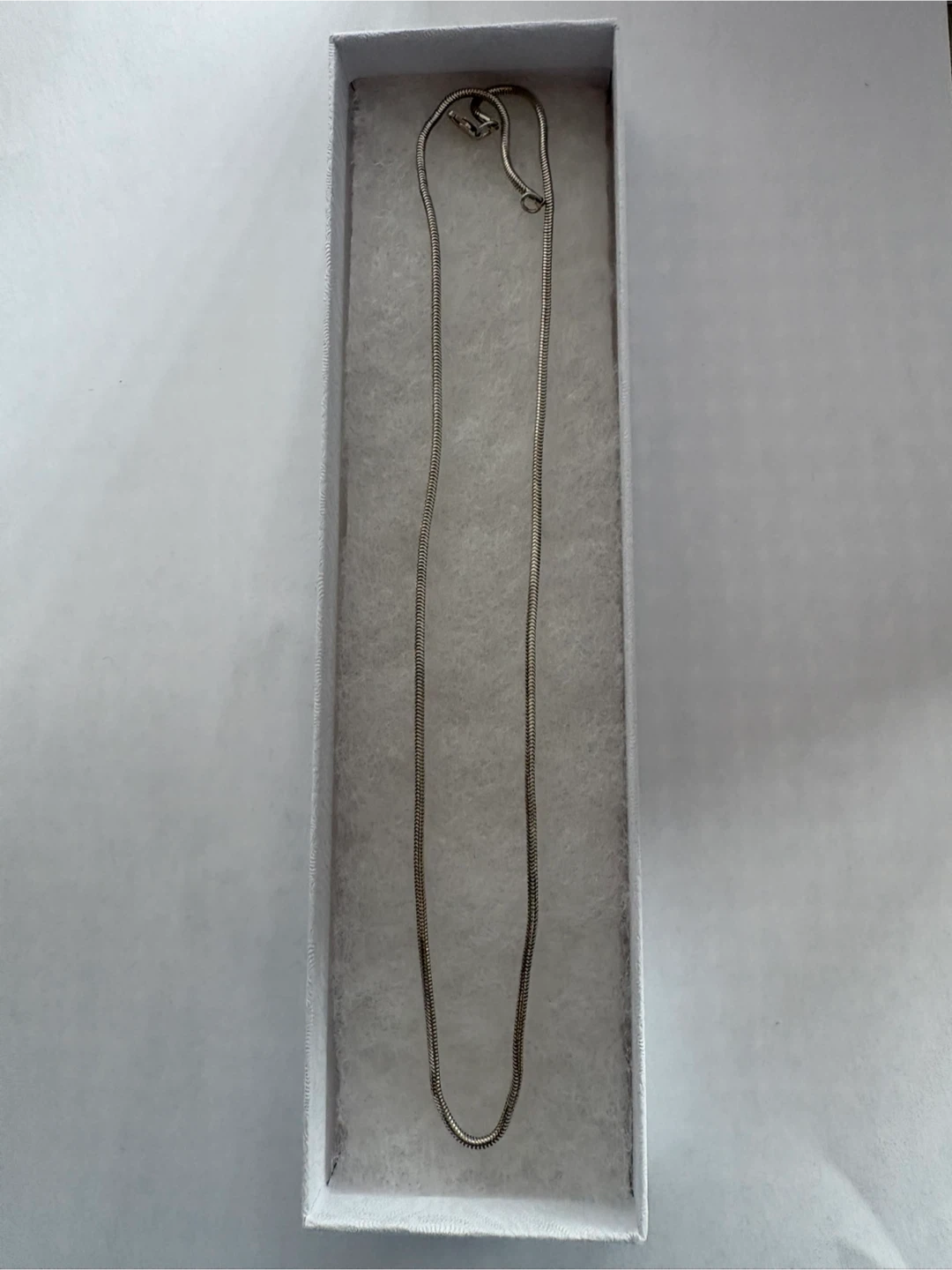 Sterling Silver snake chain necklace 18” - photo 5