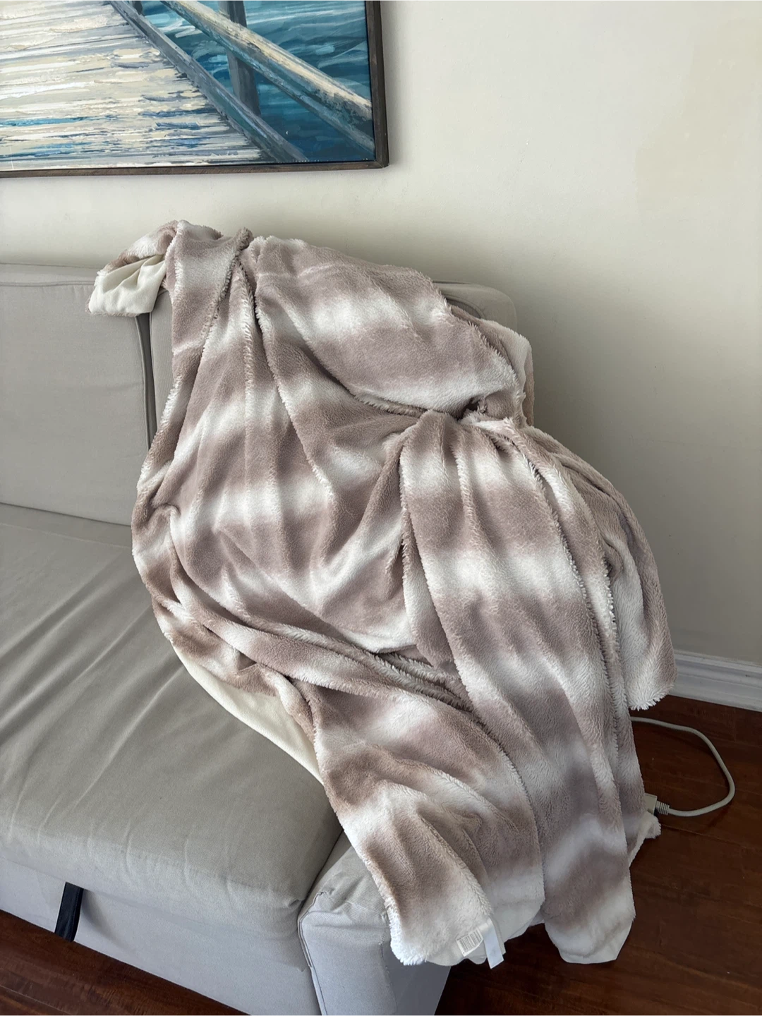 Faux Fur Throw Blanket