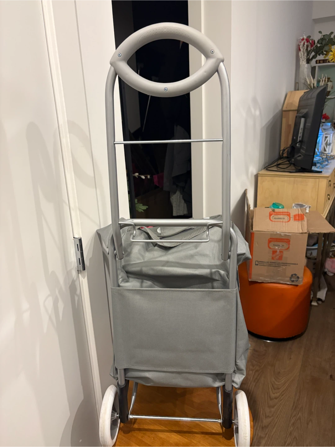 Grey Polka Dot Shopping Trolley - photo 3